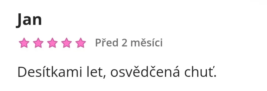 Recenze zákazníka: osvědčená chuť San Marino Kladno.